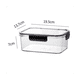 thumbnail image 5 of 3 cajas de almacenamiento para alimentos de grado alimenticio para refrigerador, caja sellada con tapa, adecuada para verduras y carne, 5 of 5