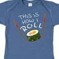 thumbnail image 4 of Inktastic This is How I Roll Cute Sushi Boys or Girls Baby Bodysuit, 4 of 5