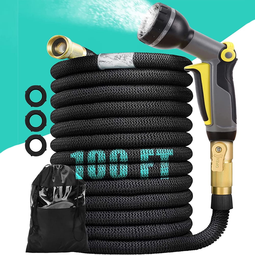 Kalgaden Expandable Garden Hose 100ft Flexible Water Hose, 9 Function