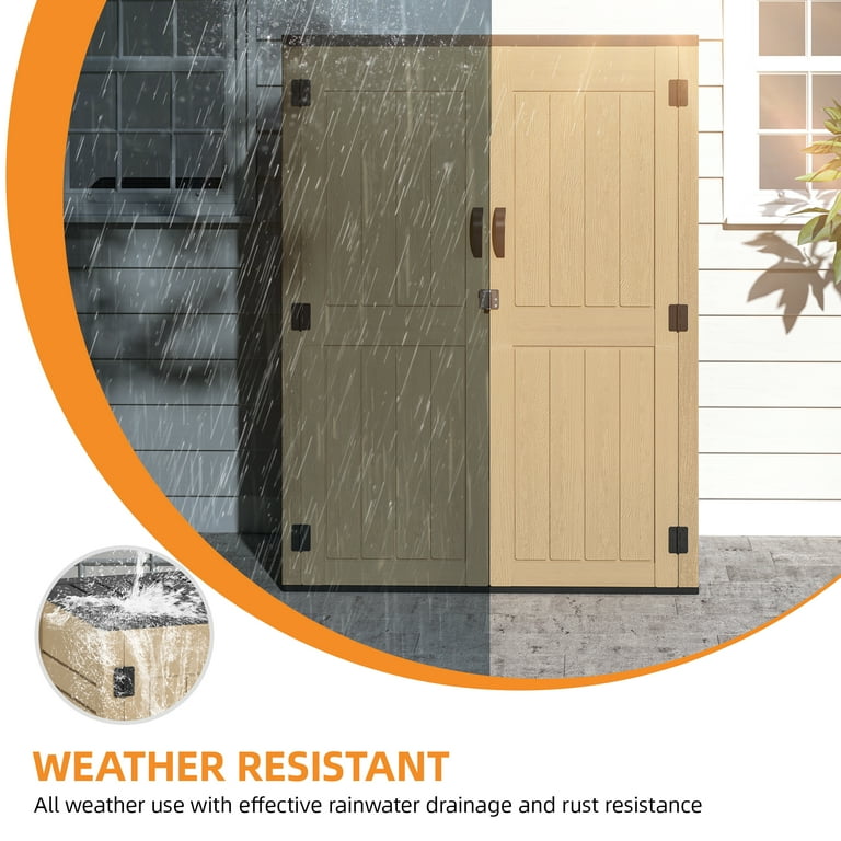 新品3個セット★ GALLIUM Plutinum HF Allround Uforic Outdoor Storage Shed, Vertical Lockable Tool Storage Resin