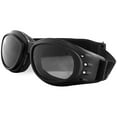 thumbnail image 2 of (reflectivelens) - Zan Headgear BCA001R Cruiser Goggle Black Frame Anti-Fog Reflective Lens, 2 of 3