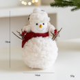 thumbnail image 3 of Adornos de muñecos de nieve de peluche Tejido de punto Feliz Navidad Muñecos de nieve de Navidad Regalos Feliz Año Nuevo 2025 Decoración, 3 of 5