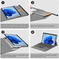 thumbnail image 3 of Protective Case For 13 Inch Microsoft Surface Pro 8 (2021 Release), Portfolio Business Cover with Pocket Stylus Holder, 3 of 17