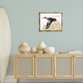 thumbnail image 3 of Stupell Industries Cinnamon Teal Duck Flying Animals & Insects Painting Gold Floater Framed Canvas Art Print Wall Art, 21 x 17, 3 of 10