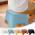 thumbnail image 1 of pstuiky Plastic Stool Stackable & Foldable for Easy Storage Non-Slip Bottom & Smooth Edges Moisture-Resistant & Durable 21X21X15Cm Small Stool for Bathroom, Kitchen, Outdoor & Camping, 1 of 7