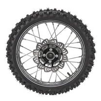 2.50-14 14" Front Wheel 60/100-14 Tire 1.4x14 Rim with 12mm Bearing & 190mm Brake Disc Rotor Assembly for Dirt Pit Bikes Trail Bike Off Road Motorcycle SSR Taotao Apollo 70cc 90cc 110cc 125cc