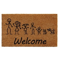 Calloway Mills Stick Family Outdoor Doormat 18" x 30"