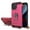 Hot Pink, variant on For Apple iPhone 14 (6.1") Hybrid Ring Stand [360° Rotatable Ring Holder Magnetic Kickstand] Rubber TPU Shockproof Phone Case Cover by Xpression - Blue