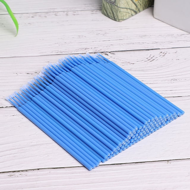 Microaplicadores, 200 piezas de hisopos para pestañas injertadas, hisopos en forma de palillo, microaplicadores en forma de palillo, aspecto llamativo