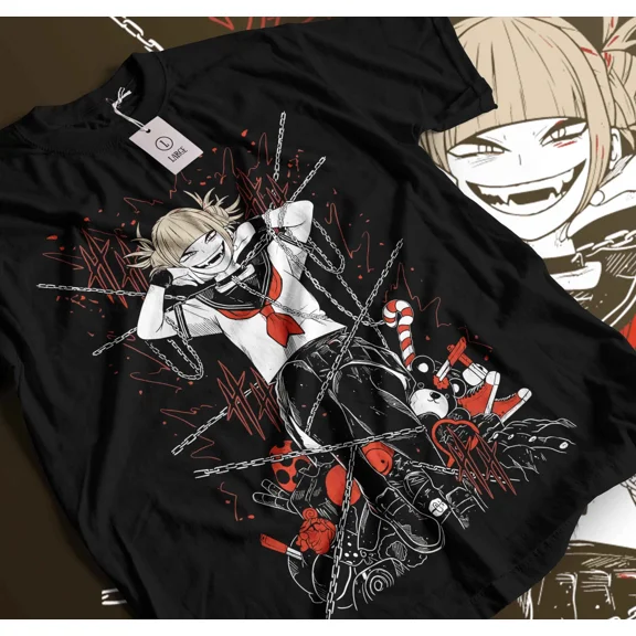 Himiko Toga T-Shirt My Hero Academia Izuku Midoriya Girl Kawaii Shirt Gift 121