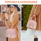 thumbnail image 4 of Bolsa de almuerzo para mujer, bolsa de almuerzo aislada, bolsa de almuerzo pequeña de cuero para oficina, bolsa de almuerzo para trabajo con letras de chenilla, bolsa térmica a prueba de fugas, bolsa, 4 of 6