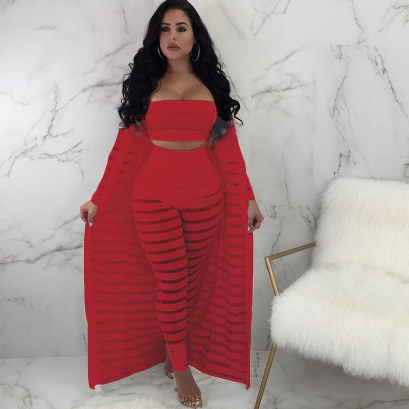 high waisted pants and crop top set plus size