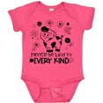 thumbnail image 3 of Inktastic Please Be Kind to Every Kind Cute Pig and Flowers Boys or Girls Baby Bodysuit, 3 of 5