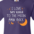thumbnail image 4 of Inktastic I Love My Gigi to the Moon and Back Youth T-Shirt, 4 of 5