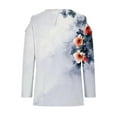 thumbnail image 4 of BangWanChi Womens Summer Tops with Sleeves Women's Fashion Printed T-shirt 3/4 Sleeves Blouse Round Neck Casual Tops, 4 of 5