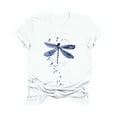 thumbnail image 3 of Babysbule Women's Tops Women's Casual Printed Short-Sleeved T-Shirt Tops, 3 of 4