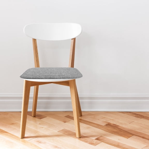 MOKKHNB Memory Foam Office Chair Cushion with Breathable Cotton Linen Cover Non- Seat Pad for Home and Office Use