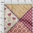 thumbnail image 2 of oneOone Polyester Spandex Pink Fabric Florals Sewing Craft Projects Fabric Prints By Yard 56 Inch Wide, 2 of 4