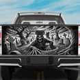 thumbnail image 2 of Lotusprinthandmade Horror Skull Skeleton Tailgate Wrap 2 Sizes 26"x66", 2 of 4