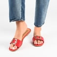 thumbnail image 7 of Journee Collection Womens Joarie Tru Comfort Foam Slip On Croco Slide Sandals, 7 of 7