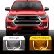 thumbnail image 3 of juego de luces LED de circulación diurna para coche Toyota Hilux Revo 2020 2021 2022, luces LED de señal de giro amarillas, luces diurnas DRL, luces antiniebla, 3 of 4