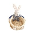 thumbnail image 2 of Cesta De Almacenamiento De Conejito De Pascua En Miniatura, Cesta De Animales Para Dormitorio Y Sala De Estar, 2 of 8