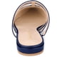 thumbnail image 3 of Mules Planas Correa T Dedo Pie Puntiagudo Purpurina Azul profundo 24cm, 3 of 6