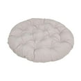 thumbnail image 4 of colaxi Hanging Basket Egg Chair Cushion Padded Seat Cushion Patio Chair Pad Soft Thick Round 19.7inch Replacement for Indoor Outdoor Light Grey, 4 of 9