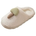 thumbnail image 3 of Mostsola Slippers for Women Cute Knit Mushroom Cozy Memory Foam House Slippers Plush Indoor Slides, 3 of 9
