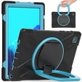 thumbnail image 4 of Funda colorida para Samsung Tab A7 de 10,4 pulgadas T500 con soporte de anillo ajustable grande y protección contra golpes., 4 of 5