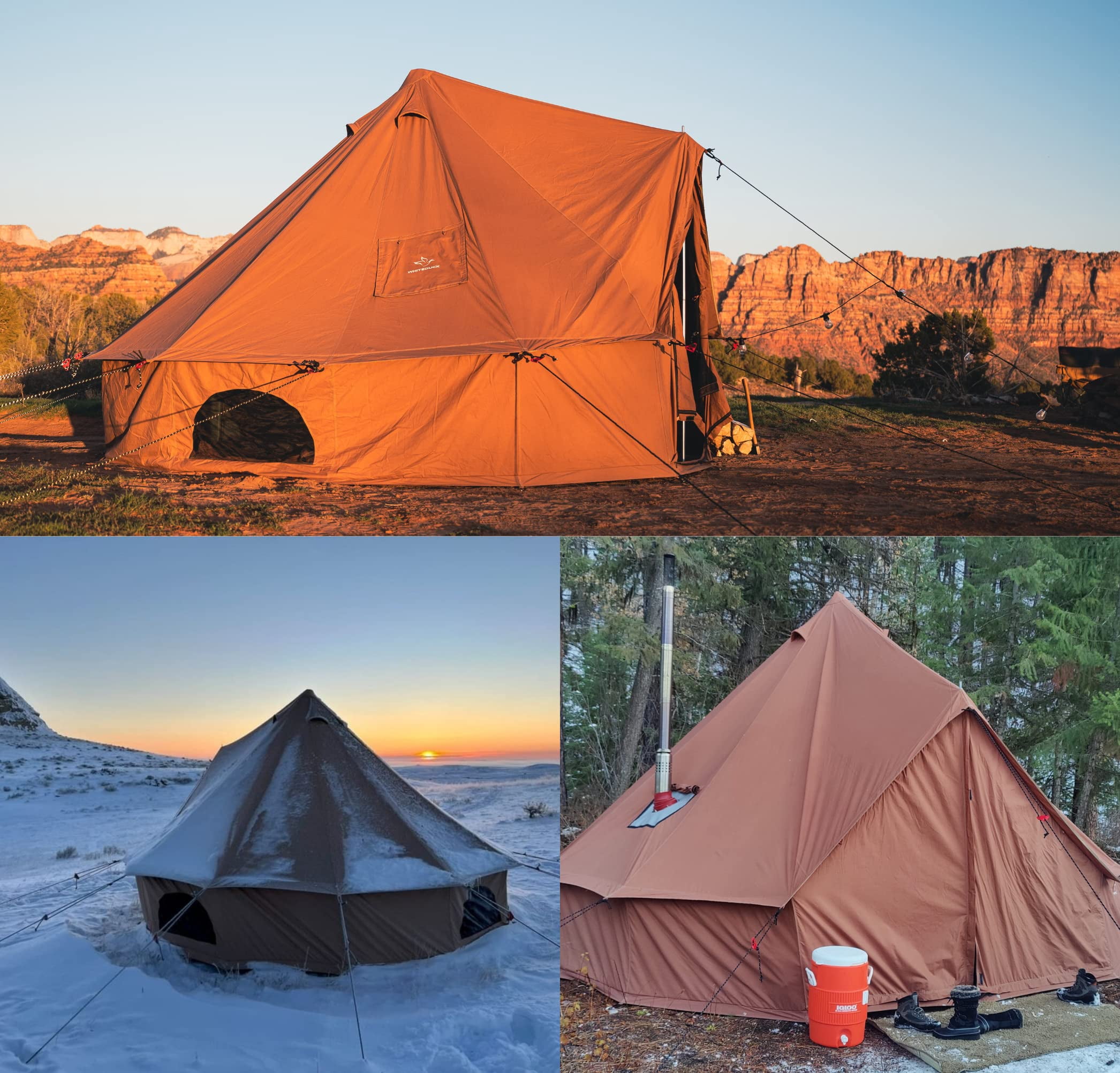 Regatta Bell Tent (Desert Red, 16.5' (5M), Water Repellent)