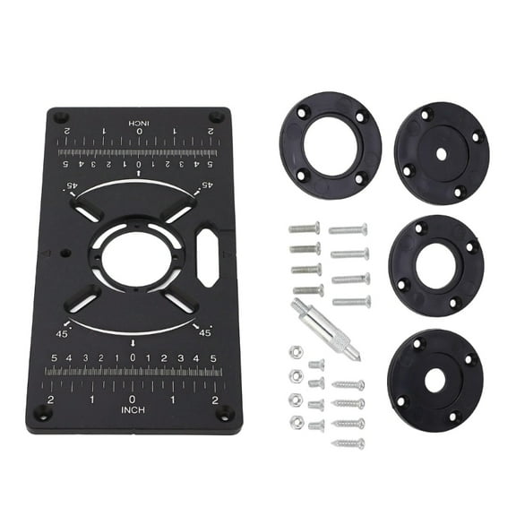 Professional Aluminum Router Table Insert Plate for Craftsmanships Projects