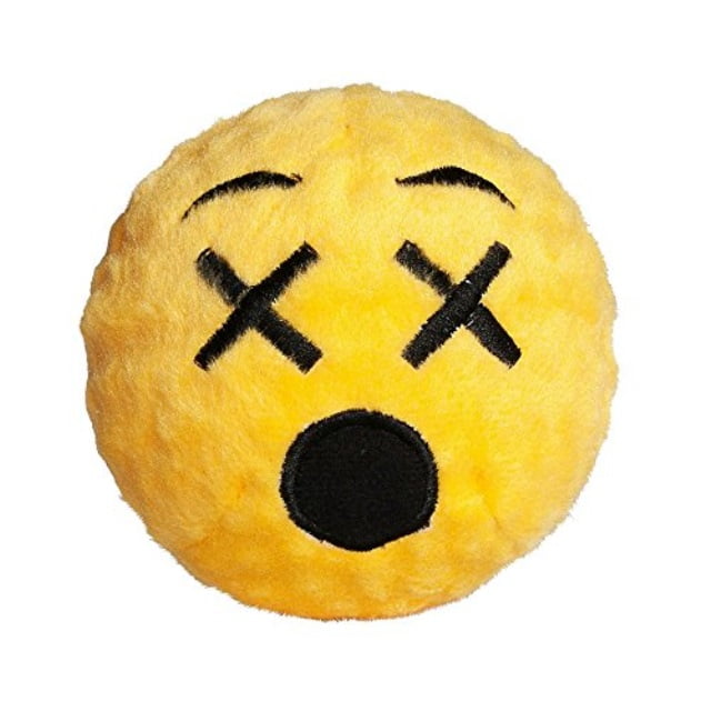 emoji dog ball