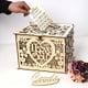 thumbnail image 4 of Cajas de tarjetas de boda BLESIY Hecho 3D Up Hollow, 4 of 7