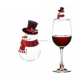 thumbnail image 5 of 10/20/30 piezas de tarjeta de taza de Navidad, gorro de Papá Noel, decoración de copas de vino, adornos de Navidad, regalo de Año Nuevo, decoraciones navideñas, 5 of 5