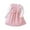 Pink, variant on Esaierr Toddler Girls Fall Winter Dress Long Sleeve Versatile Casual Dress 2-7T Patchwork Fashion Princess Dresses for Baby Kids