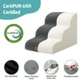 thumbnail image 3 of PetSafe Curved Dog Stairs – Foam Ramp for Small Pets, Non-Slip Ladder for Bed & Sofa with Waterproof Cover, 3 of 5