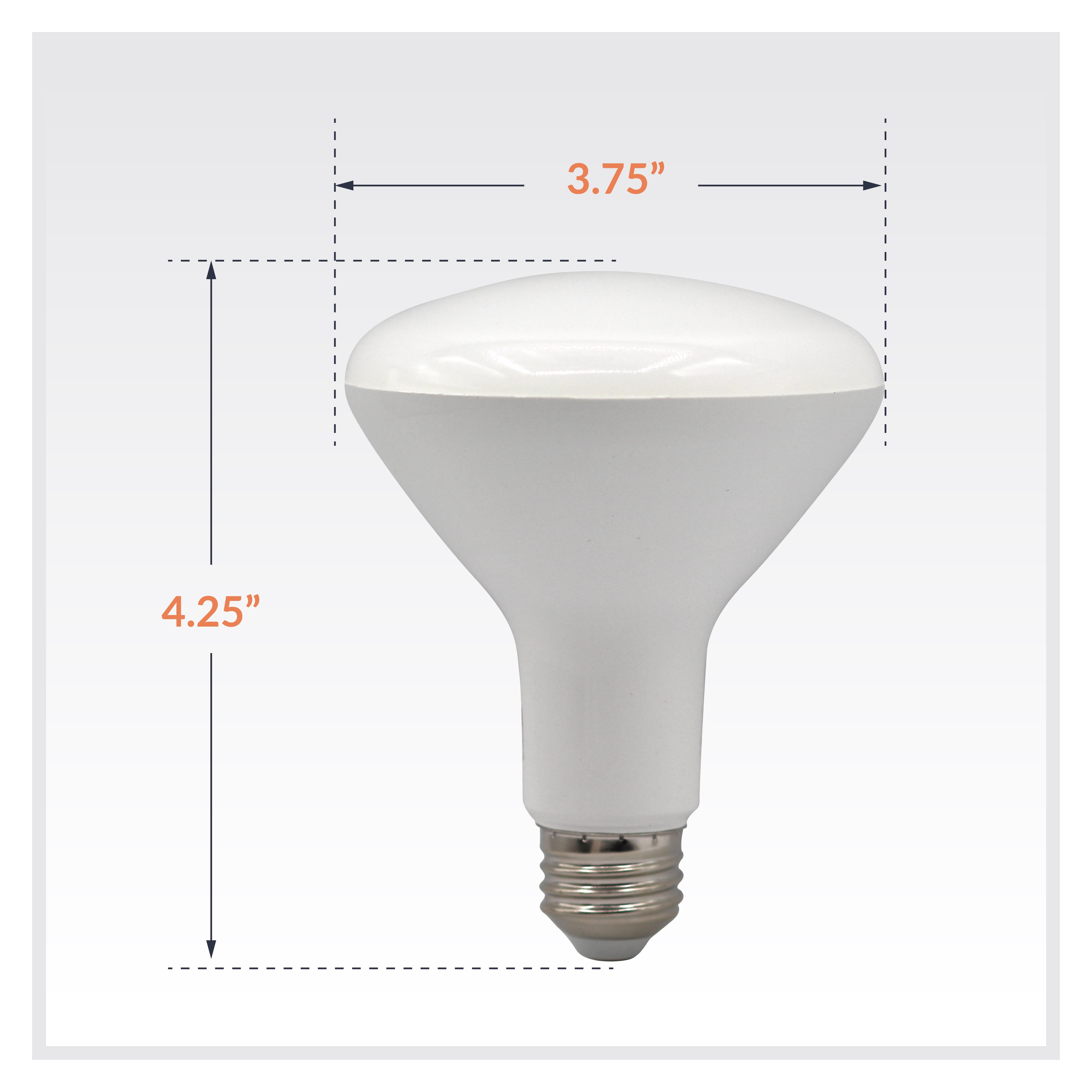 Newhouse Lighting 90 Watt Equivalent 5000K 950-Lumen BR30, E26 base, Dimmable LED Light Bulb E26BR30-90WD, Indoor and Outdoor Flood Light for Recessed Lighting, BR30 LED Bulb for Living Room, Kitchen