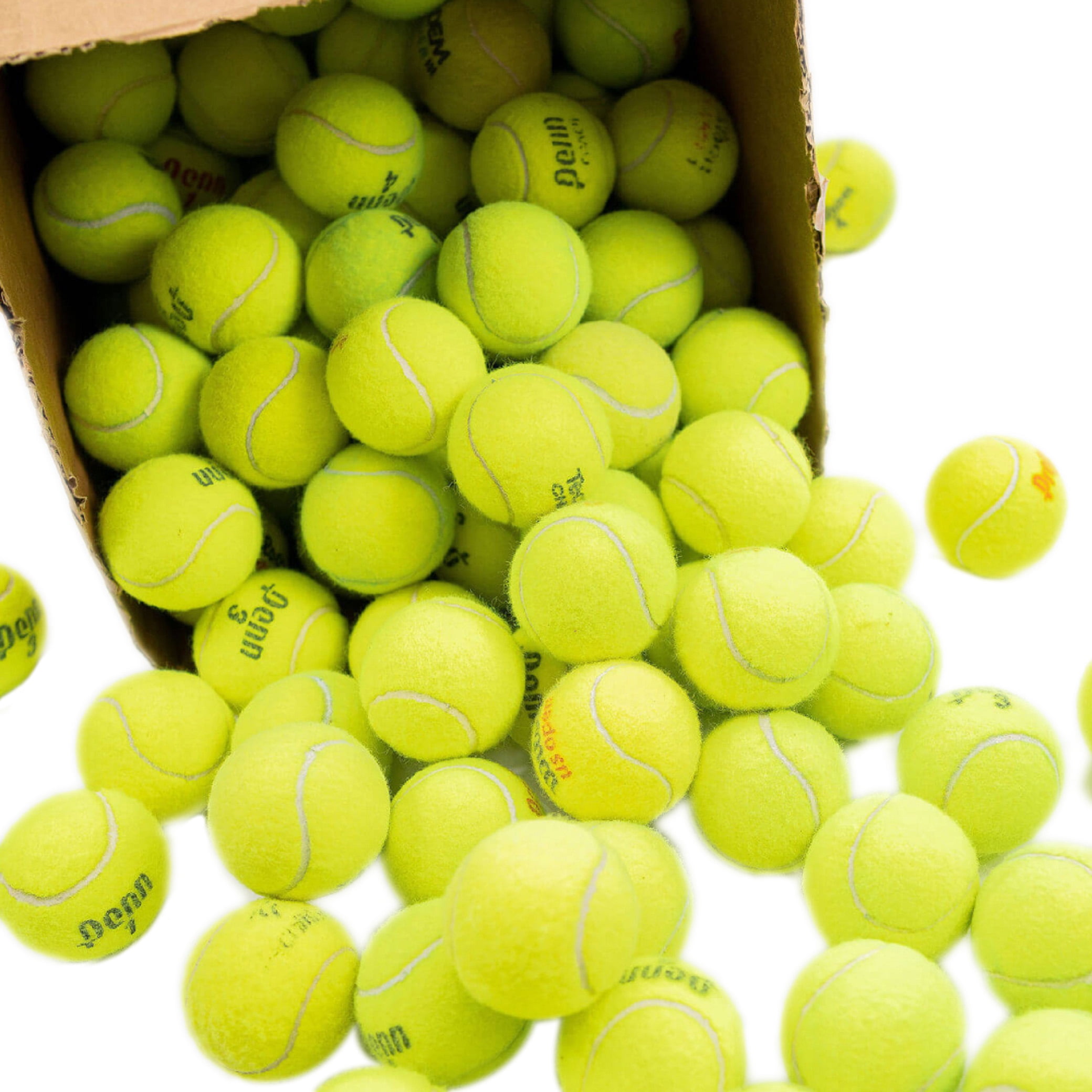 100 Used Tennis Balls - LOW COST DOG BALLS - FREE SHIPPING - SAVE 10%