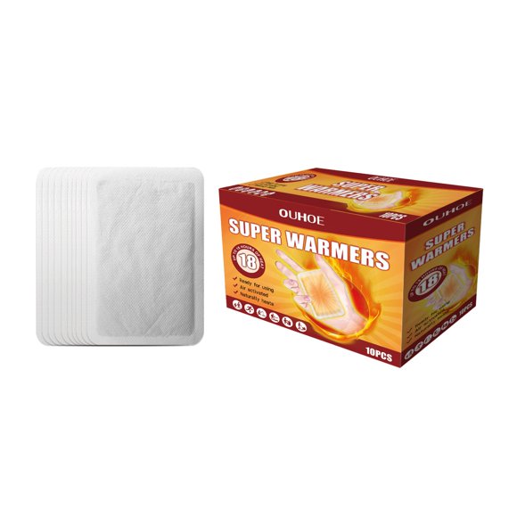 10 Pcs Chauffe-Corps Intégral Anti-Froid Fournissent de la Chaleur à Diverses Parties du Corps, Protégeant le Corps du Froid Coussin Chauffant