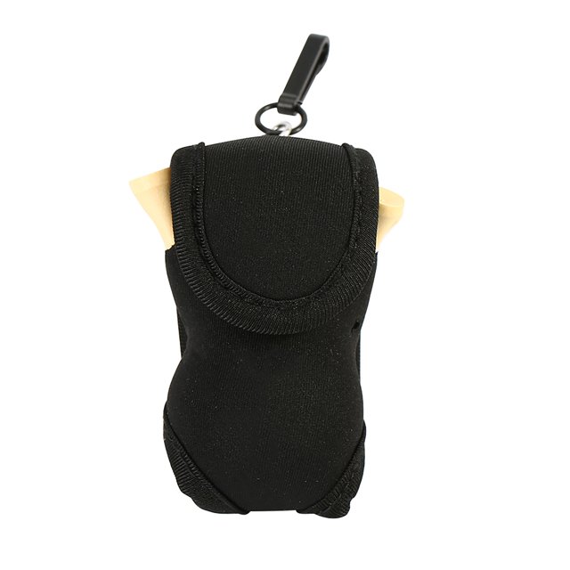 Clip para bolsa de pelota de golf, práctico organizador deportivo para golfistas, negro