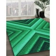 thumbnail image 2 of Ahgly Company Indoor Rectangle Patterned SpringGreen Area Rugs, 4' x 6', 2 of 6