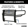 thumbnail image 4 of LUVERNE 321805 Prowler Max Custom Black Steel Truck Grille Guard Fits select: 2019-2023 RAM 1500, 4 of 5
