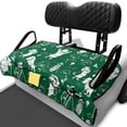 thumbnail image 3 of Yuyamidu Funny Dog Golf Cart Seat Covers with Pockets Cute Golf Cart Seat Towel for 2 Seats Golf Cart Accessories Comfortable and Protect Your Golf Cart Seat, Green, 3 of 7