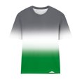 thumbnail image 4 of Fiudx Ofertas Del Día Camiseta Estampada Informal y de Moda para Mujer con Cuello Redondo y Top de Manga Corta, 4 of 4