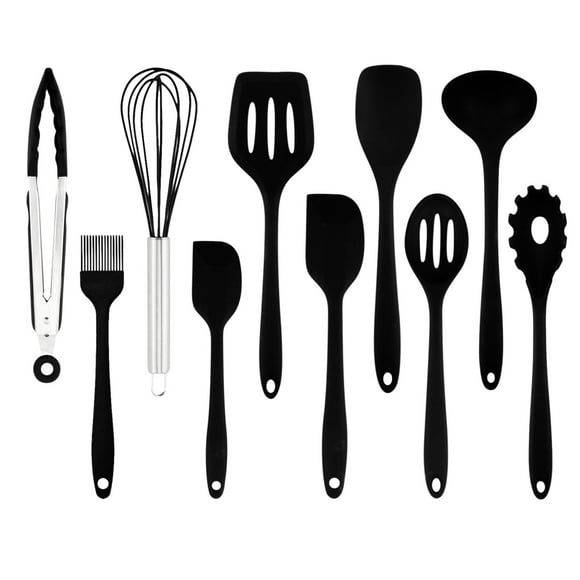 10PCS Silicone Spatula Set With 600°F Heat Resistant, Kitchen Silicone Spatula Utensil Set Rubber Spatulas For Nonstick Cookware For Cooking Baking Mixing