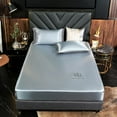 thumbnail image 1 of Three Pieces One Set Of Summer Ice Silk Mat Machine Washable Summer Sleeping Mata Summer Mat Mattress Home Accessories Gold, 1 of 7