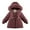 RD1, variant on Toddler Girls Coat Kids Winter Boys Hooded Soild Zipper Windproof Warm Thick Jacket Outerwear for Girl Size 3-4T