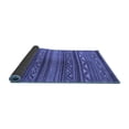 thumbnail image 2 of Ahgly Company Indoor Round Southwestern Blue Country Area Rugs, 4' Round, 2 of 4