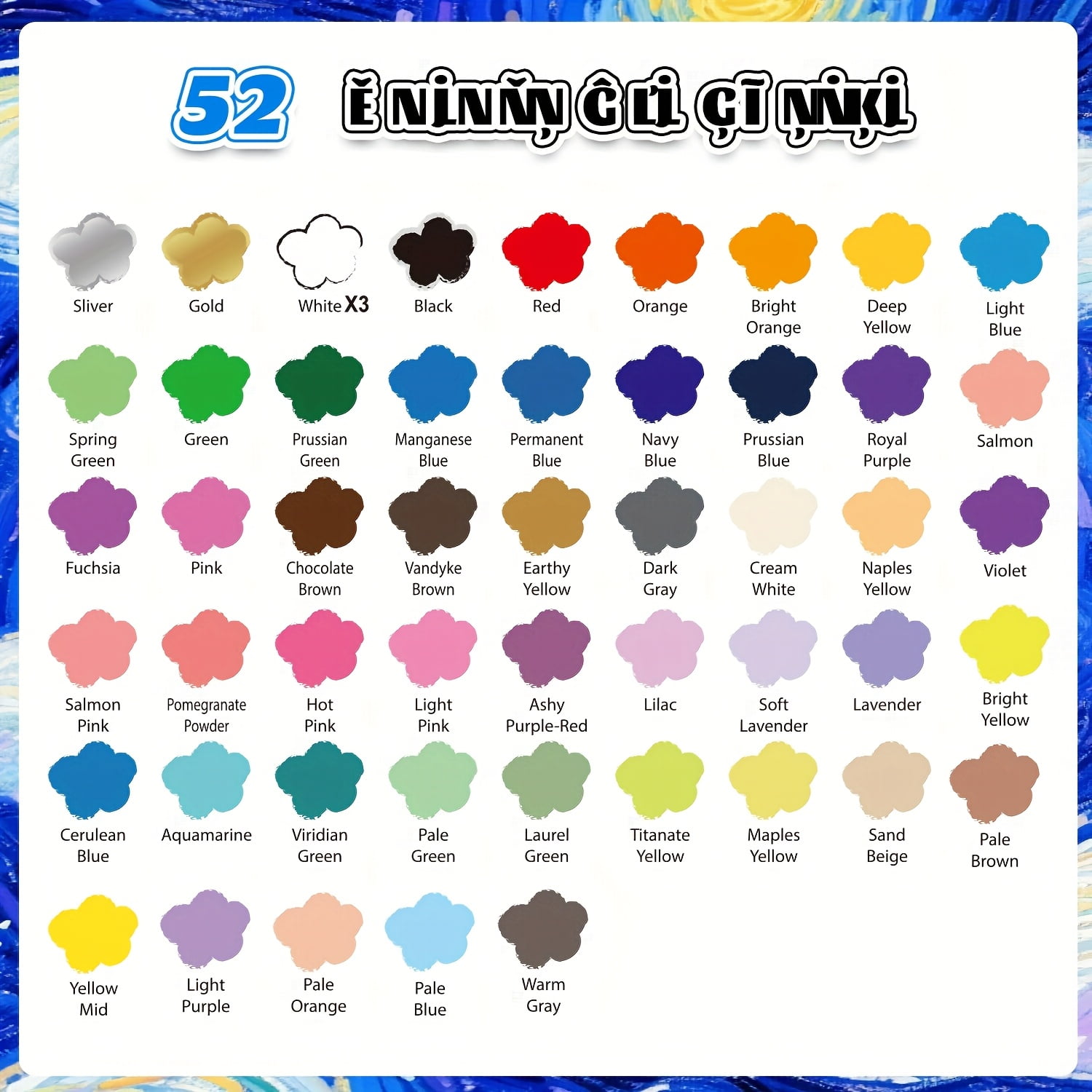 TBC The Best Crafts 52 Colors Soft Oil Pastels, Classic Macaron and Metallic Shades, Non-toxic Smooth Art Crayons for Writing, Sketching and Drawing on Paper, Cardboard, notebooks and more.